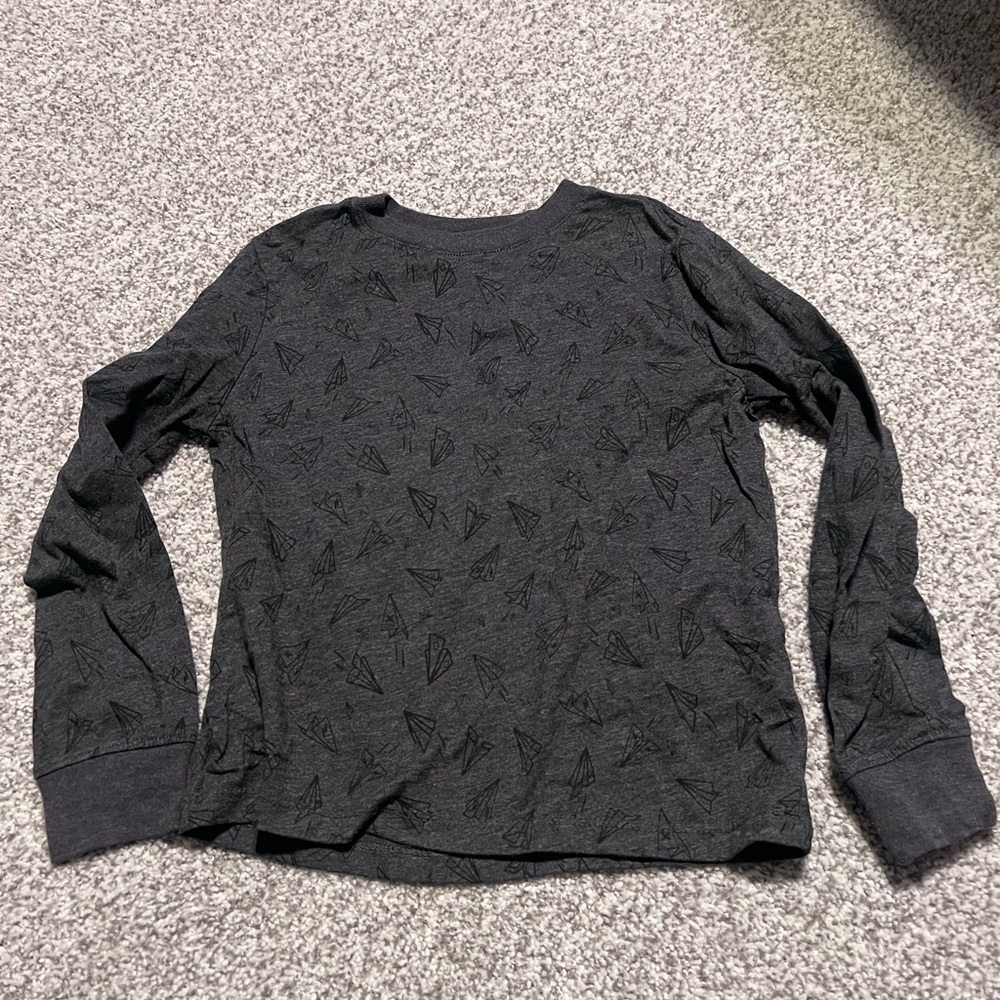 Cat & Jack Charcoal Long Sleeve Shirt